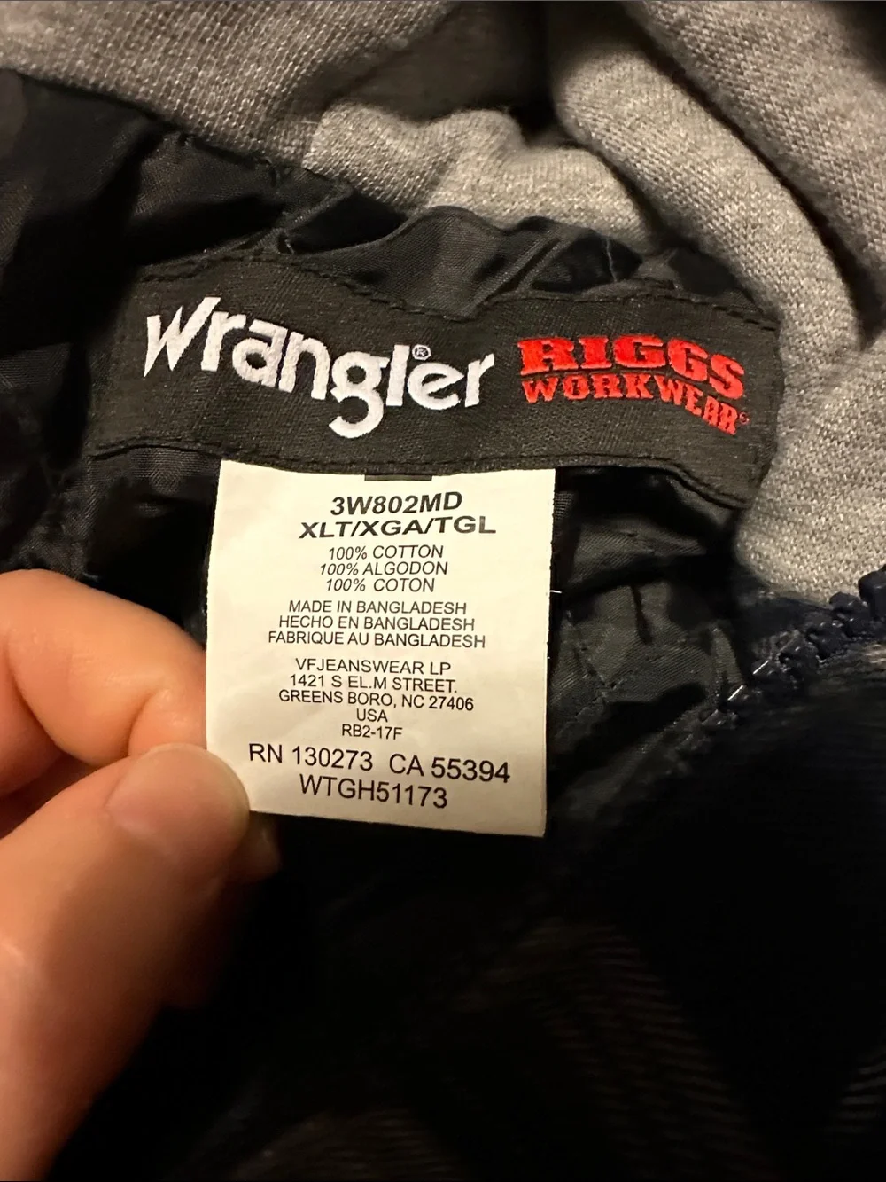 Wrangler Sz XLT Quilted Hooded Zip Up Flannel Plaid Shirt Jacket Shacket